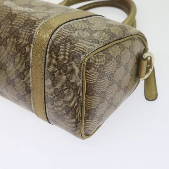 GUCCI GG Crystal Hand Bag Gold 193604 Auth 60877 - Picture 10 of 16